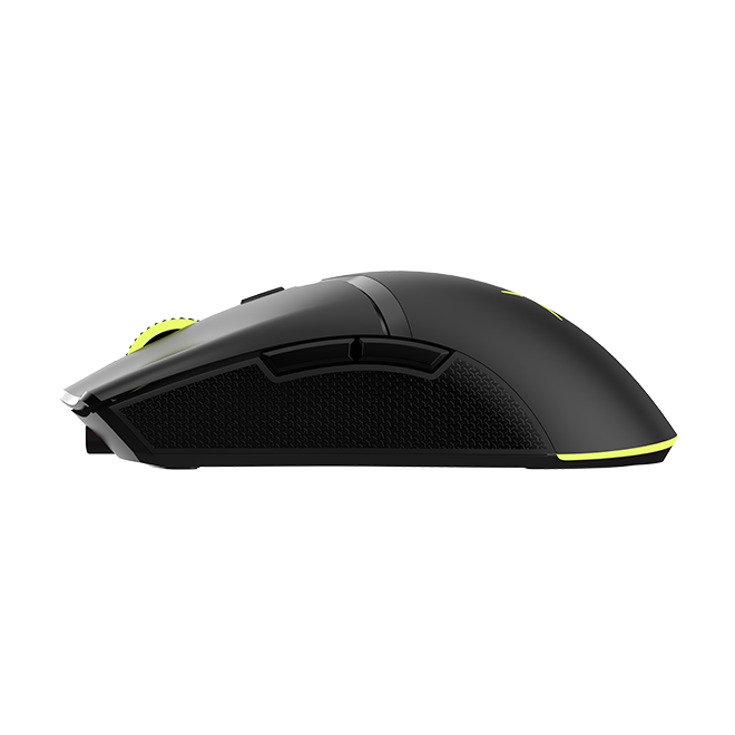 DeLUX M800PRO Souris Gaming sans Fil, Paw 3395 avec 26000 DPI, Ultra-légère  72g, Tri-Mode, Batterie 80 Heures, avec Pieds en Verre et Ruban Adhésif