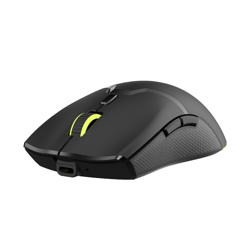 DeLUX M800PRO Souris Gaming sans Fil, Paw 3395 avec 26000 DPI, Ultra-légère  72g, Tri-Mode, Batterie 80 Heures, avec Pieds en Verre et Ruban Adhésif