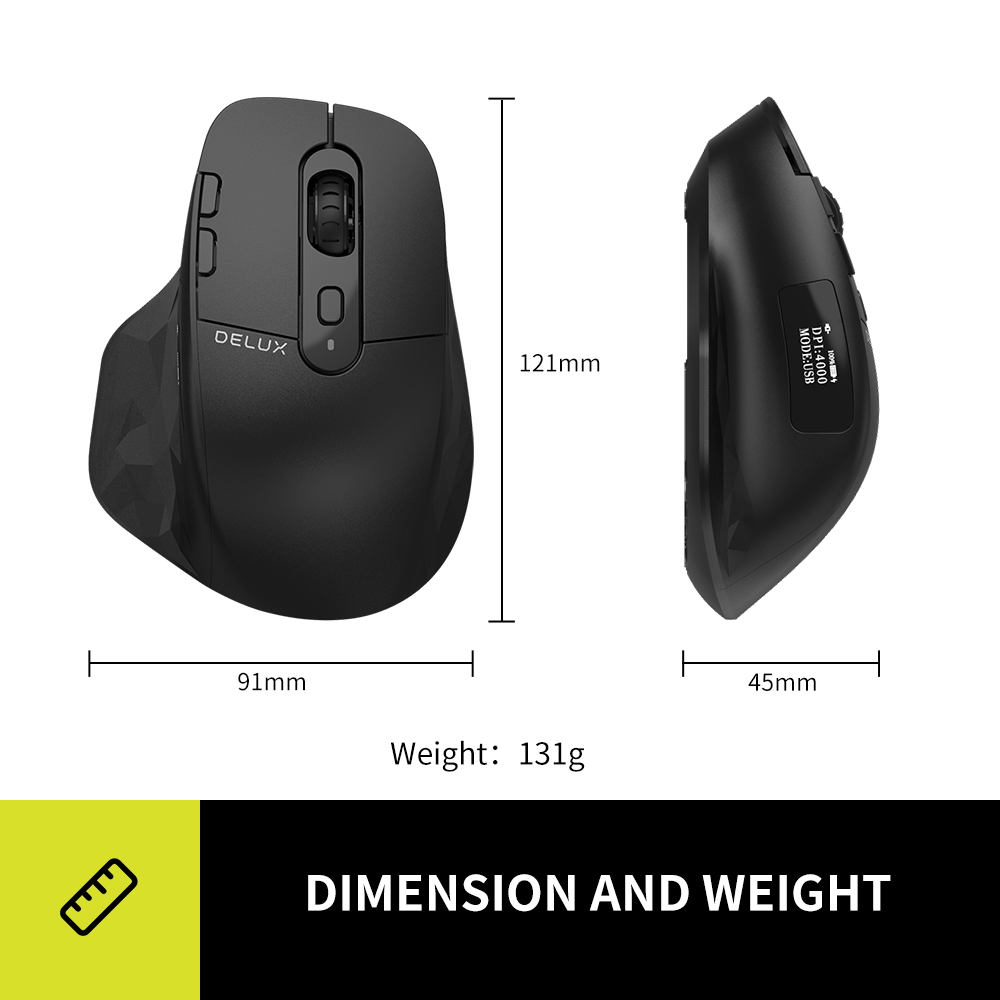 DELUX | GAMING DEVICE | ERGONOMIC MOUSE AND KEYBOARD | OFFICE DEVICE